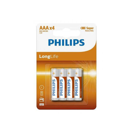 Batterie Philips Longlife AAA 4 Stück