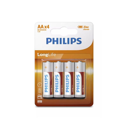 Batterie Philips Longlife AA 4 Stück