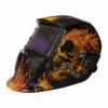Schweißerhelm mit Flammenmuster